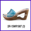 pvc upper slipper high heel slipper new woman slipper